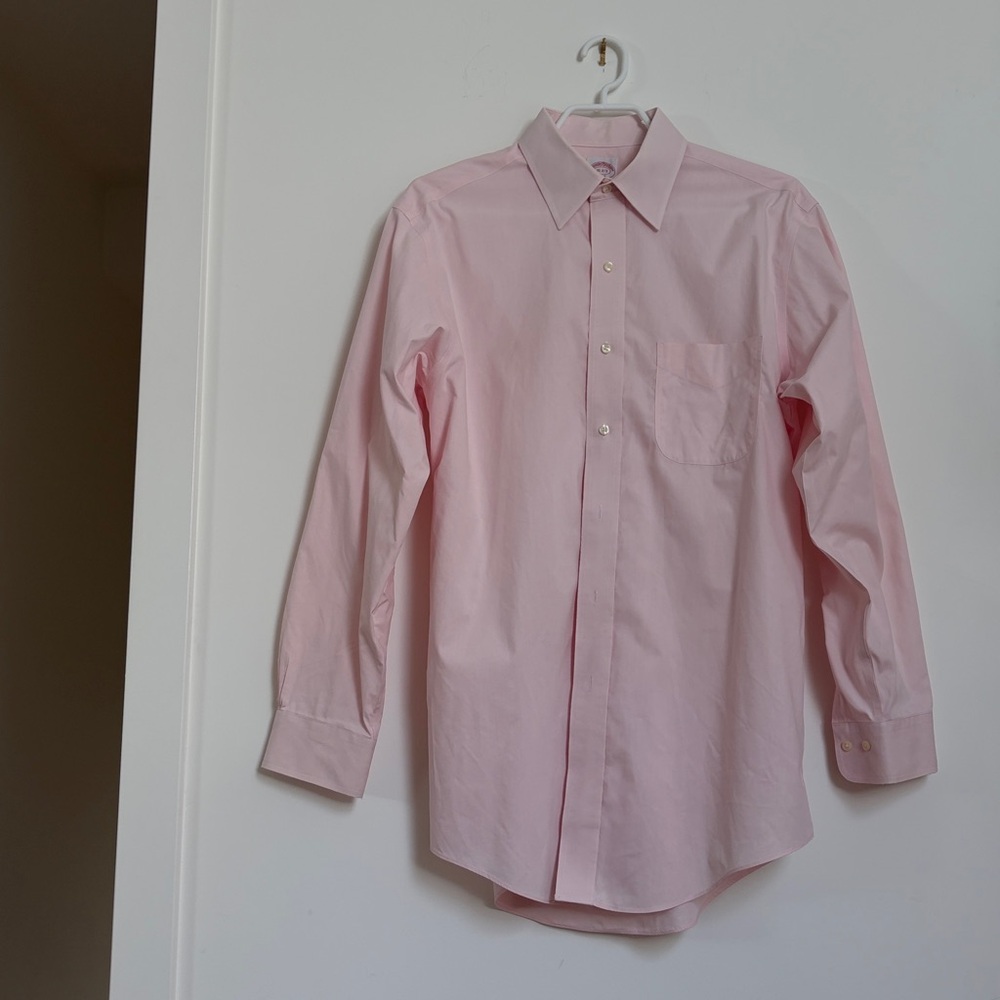 Brooks Brothers Light Pink Button-Up Dress Shirt